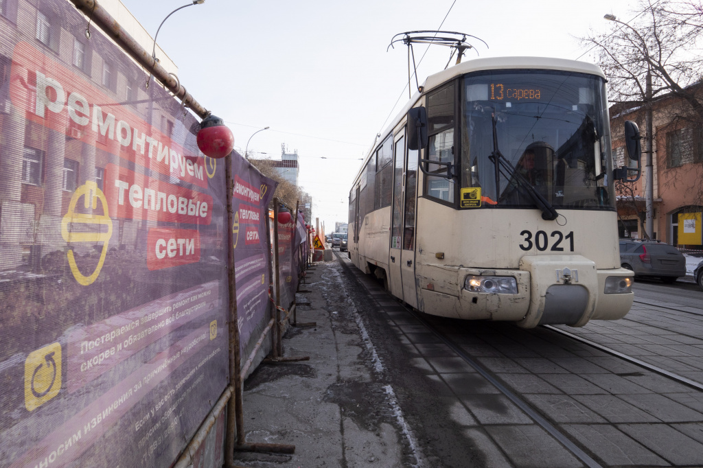 В апреле будет разработана схема реверсивного движения трамваев на этом участке капремонта