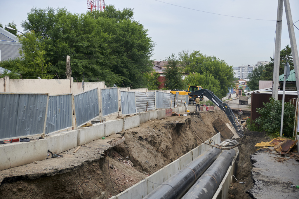 СГК начала реконструкцию теплосетей во втором по населению районе Красноярска