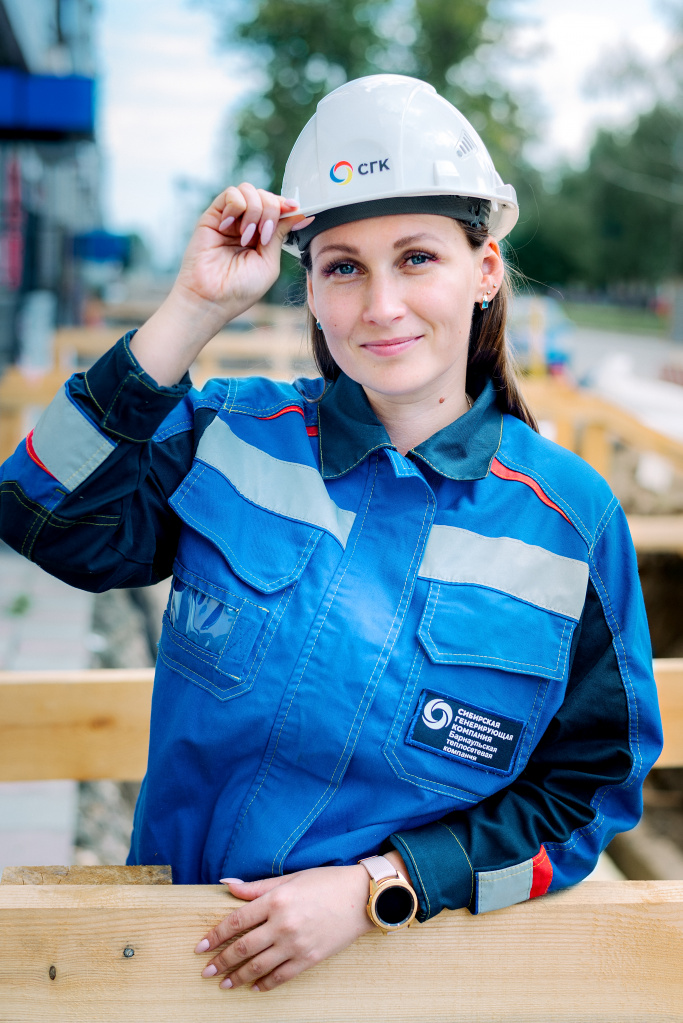 Екатерина - член команды «Большой стройки СГК» на Алтае
