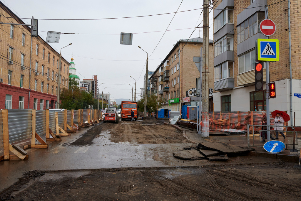 СГК возвращает прежний вид городским пространствам Красноярска после ремонта теплосетей и водоводов 